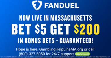 FanDuel Sportsbook launch offer in Massachusetts, from play-ma.com